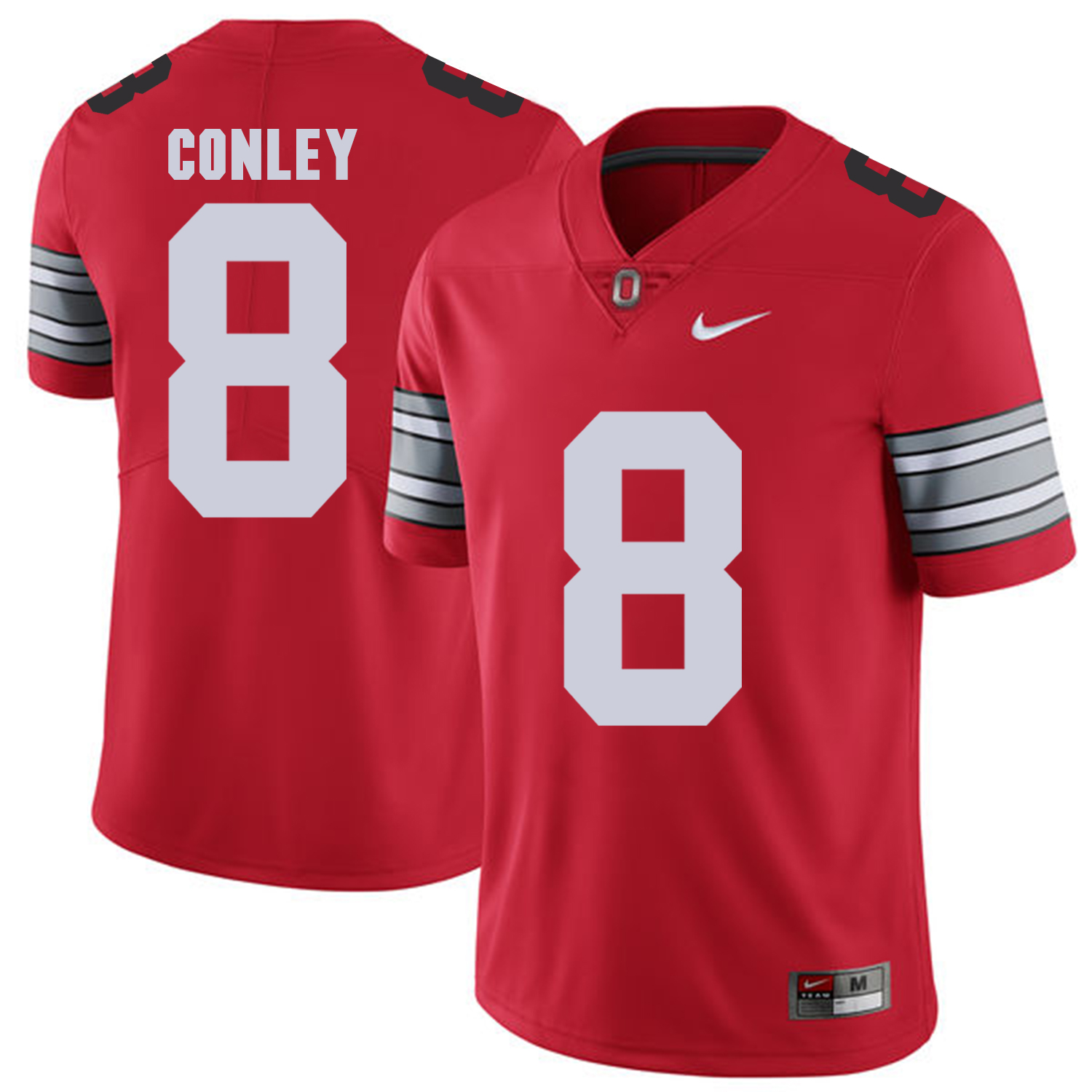 Men Ohio State #8 Conley Red Customized NCAA Jerseys->customized ncaa jersey->Custom Jersey